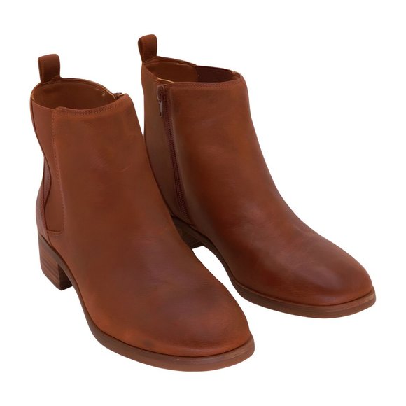 Lucky Brand Womens PODINA Ankle Boot, Ginger, Size 10 - Picture 1 of 6